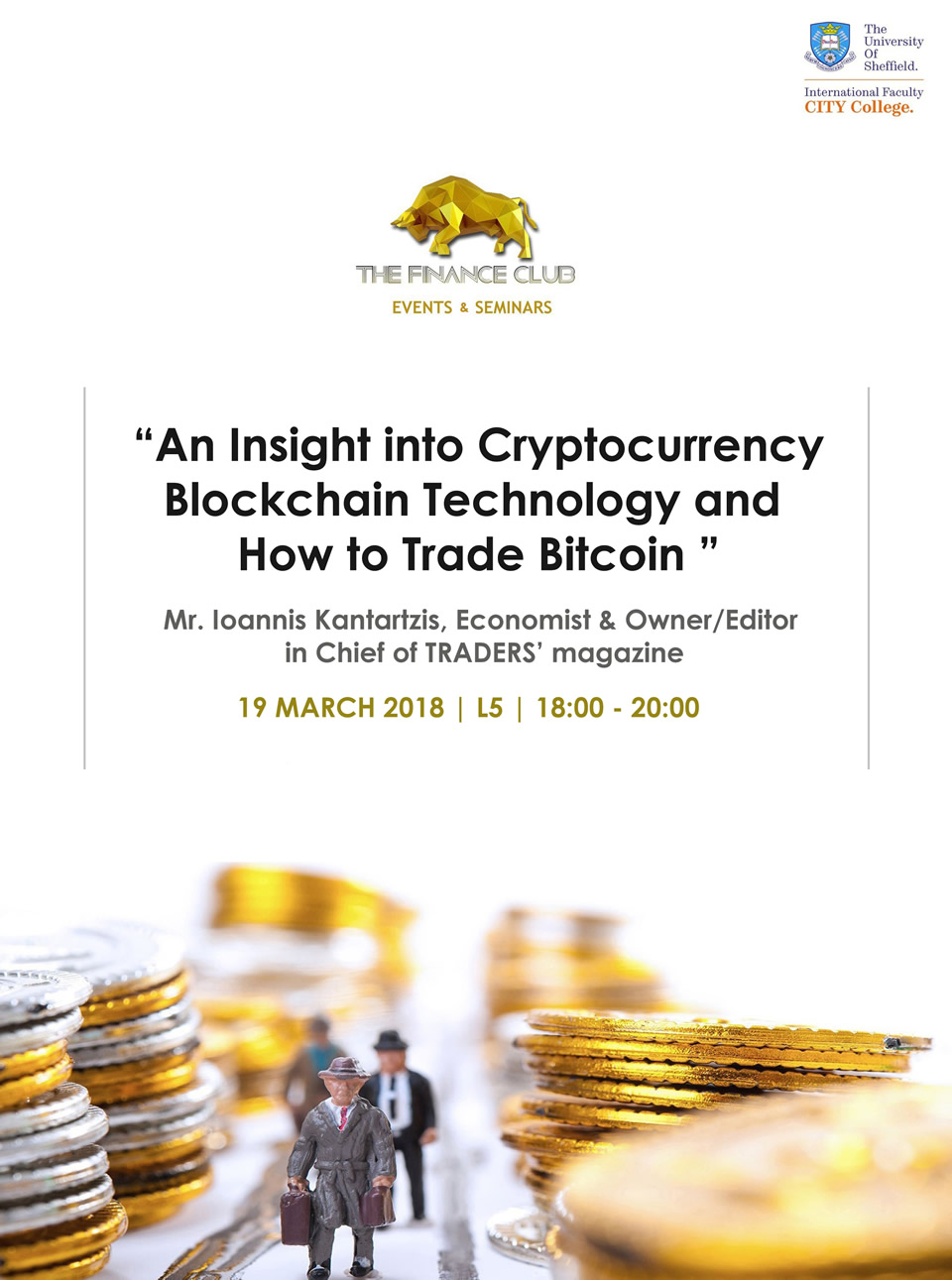 Finance Club Seminar: 'An Insight into Cryptocurrency Blockchain Technology and How to Trade Bitcoin'