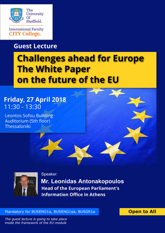 Guest Lecture on European Union Policies