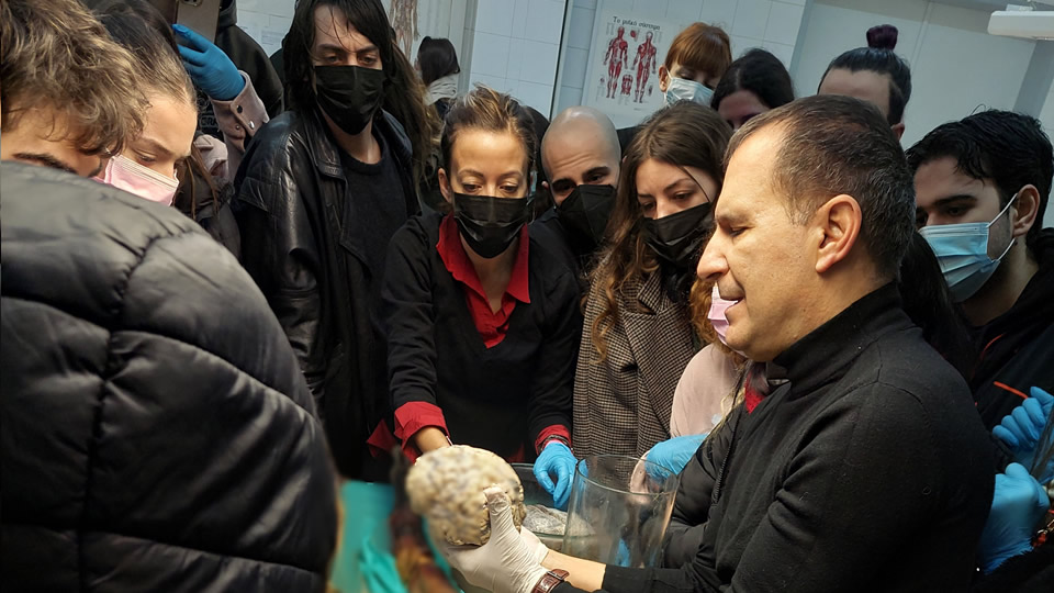 CITY College Psychology students visit the Forensics Anatomy Lab of Aristotle University of Thessaloniki