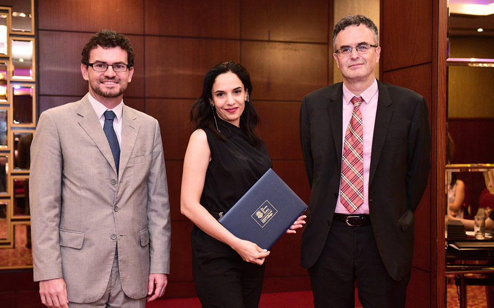 The degrees were presented by Prof. Leslie Szamosi, Director of the Executive MBA programme and the British Ambassador to Armenia, Mr John Gallagher