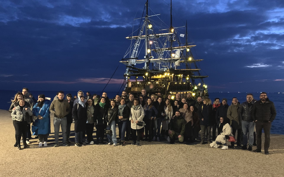 Boat trip in Thermaikos Gulf for CITY College MBA students