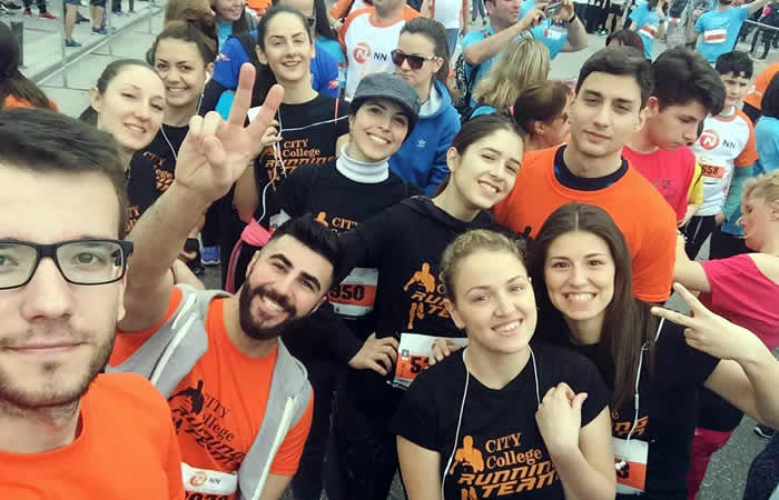 CITY College Running Team at the 11th ‘Alexander the Great’ International Marathon