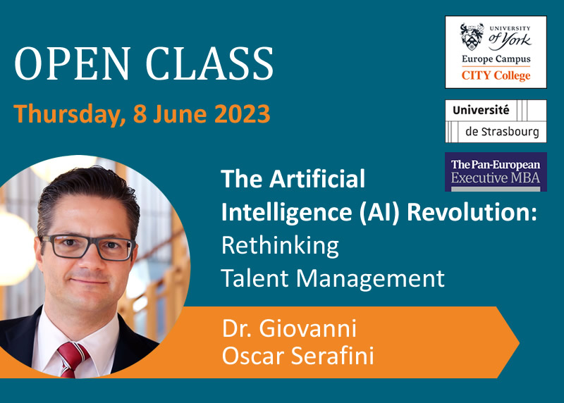 Open Class: The Artificial Intelligence (AI) Revolution