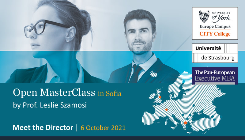 Open MasterClass in Sofia - CITY College