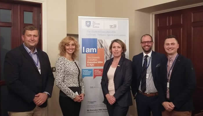 The University of Sheffield International Faculty, CITY College and the UK Trade and Investment Department of the British Embassy in Kyiv held successfully “The Sheffield MBA Experience Day” on the 15th of October, in Kyiv