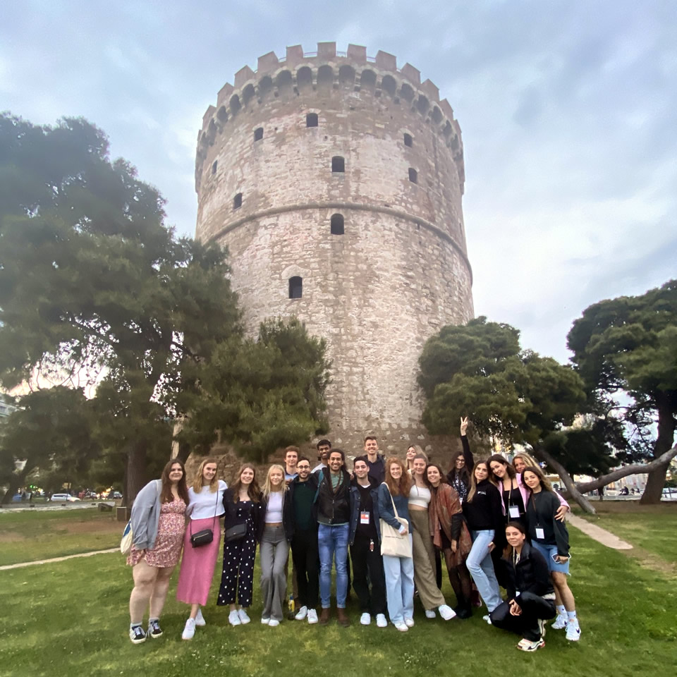 Students and academics from the University of York visit CITY College Europe Campus in Thessaloniki