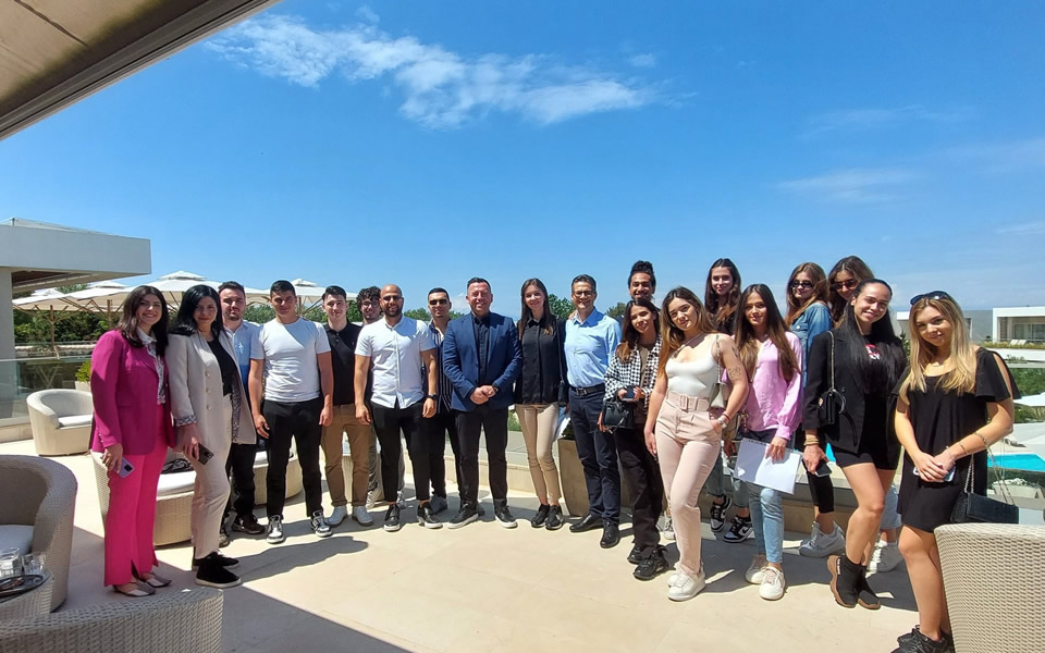 CITY College students visit the 5* luxurious SANI Resort in Halkidiki