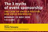 The 3 myths of event sponsorship. The case of UNTOLD festival and Ursus Breweries